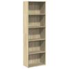 Bookshelf Sonoma Oak 60 x 30 x 189 cm Particleboard