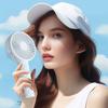 Portable Desk Fan with Base 3 Speed Adjustable Summer Handheld Cooling Fan USB Rechargeable Quiet Travel Office Outdoor Personal Fan