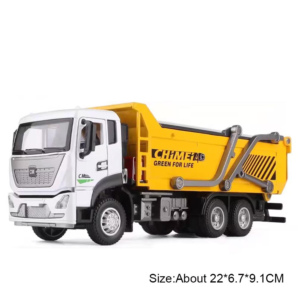 1:32 Container Erde Transport LKW Modelle Autos Spielzeug Legierung Druckguss Türen Öffnen Rückzieher Gummireifen Lernfahrzeug