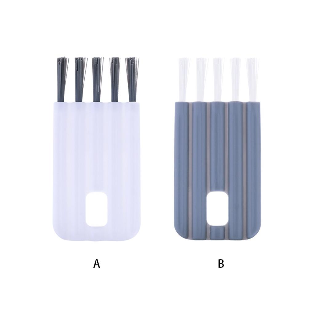 PP Čisticí kartáč na drážky Multifunkční Omyvatelný Ohýbatelný Flexibilní Nylonové štětiny Ruční Kuchyňský Kartáček na zeleninu a ovoce