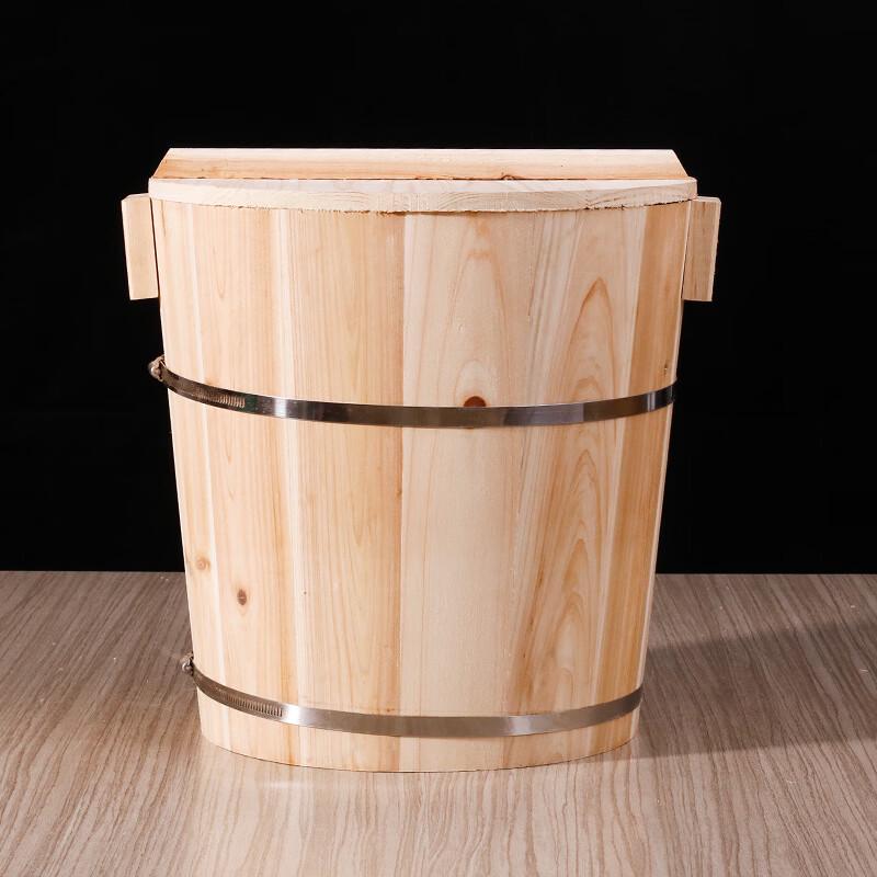 Dedelai Wooden Rice Steaming Barrel with Lid