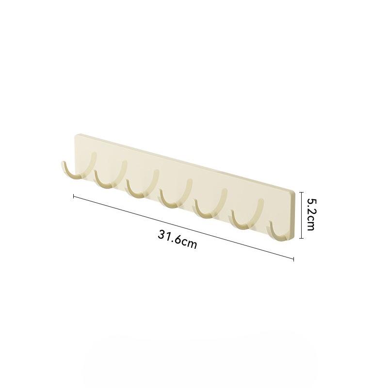 Kitchen Non-drilling Magnetic Hook Door Rear Hook for Hanging Spatulas and Spoons - Seamless Wall-mounted Storage Rack