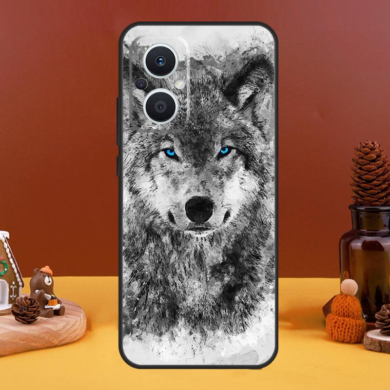 Wolf Howls Art Case For OPPO Reno 10 Pro 11 F 4 5 6 7 8 Lite 4Z 5Z 8T OPPO Find X5 X2 X3 Lite X6 Pro Cover