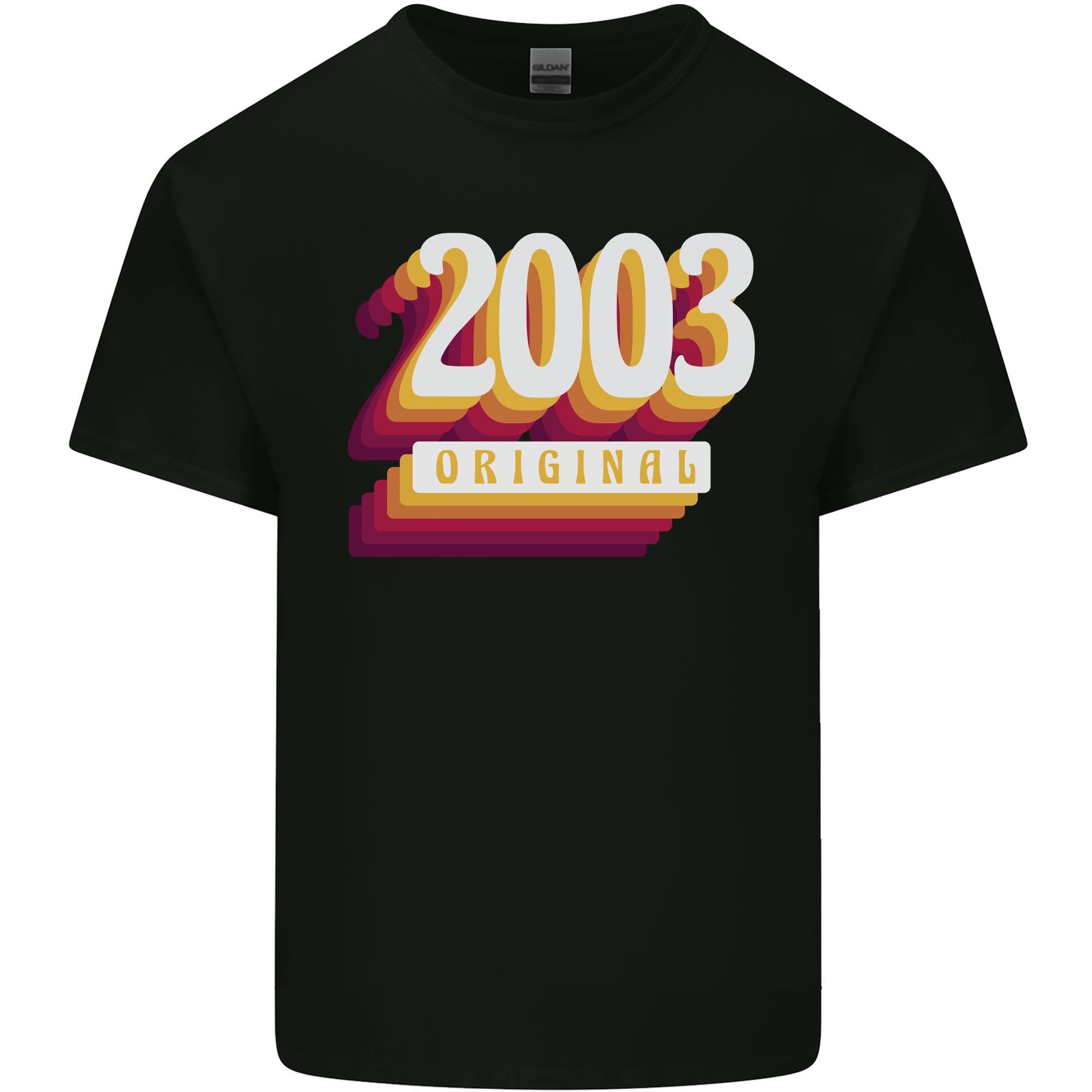 Retro 23rd Birthday Original 2003 Unisexs Light Cotton TShirt S