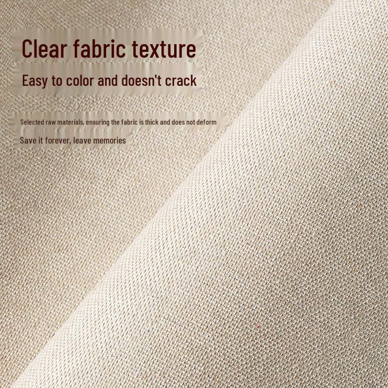 Płótno olejne o drobnym splocie, mieszanka lnu i bawełny, do fakturowego malarstwa figuralnego