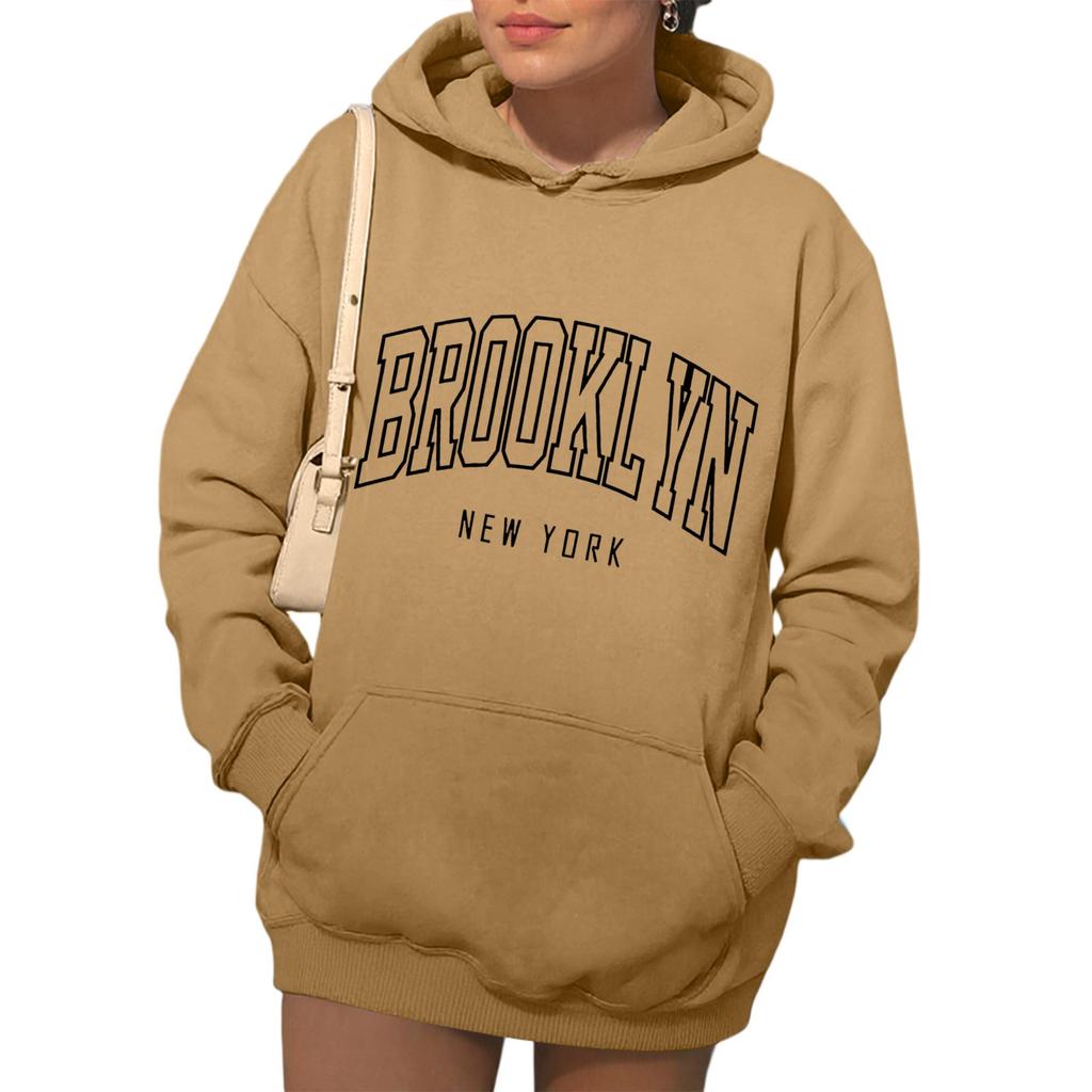 Womens Hoodies Fall Fashion Sweatshirts  Printed Casual Long Sleeve Loose Sweatshirt  Fall Hoodie Sweatshirt