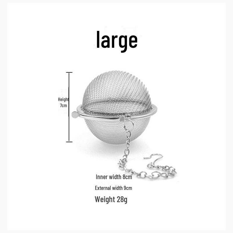 304 Stainless Steel Seasoning Ball and Bag Filter for Home Cooking