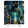 Enchanted Fairy Forest Shower Curtain - Waterproof, Mildew-Resistant, Machine Washable for Magical Bathroom Decor