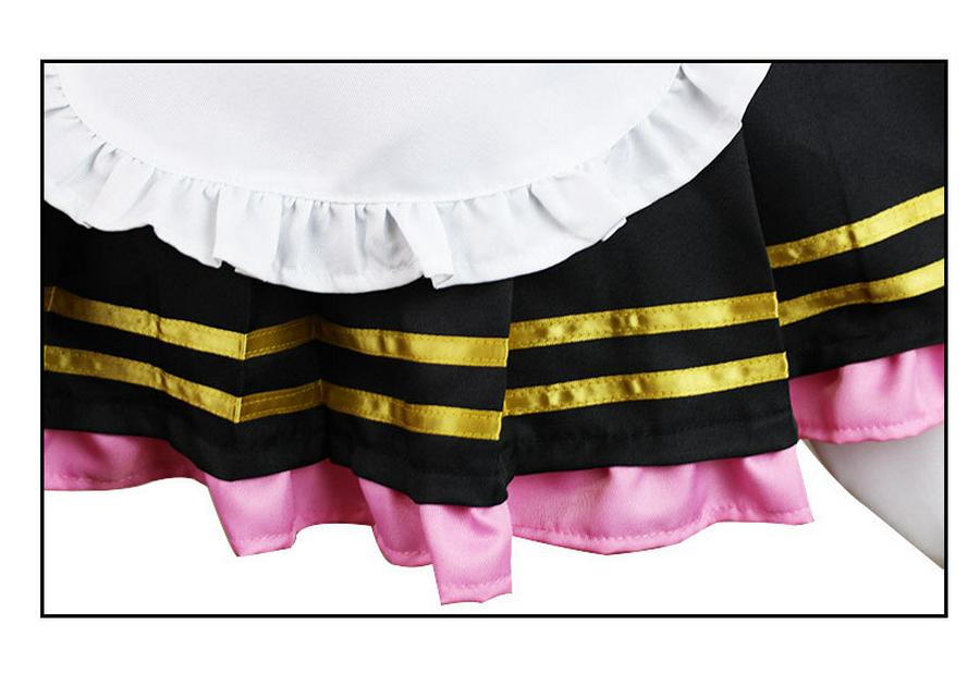 Demon Slayer Kanroji Mitsuri Maid Cosplay Outfit - Full Set Available