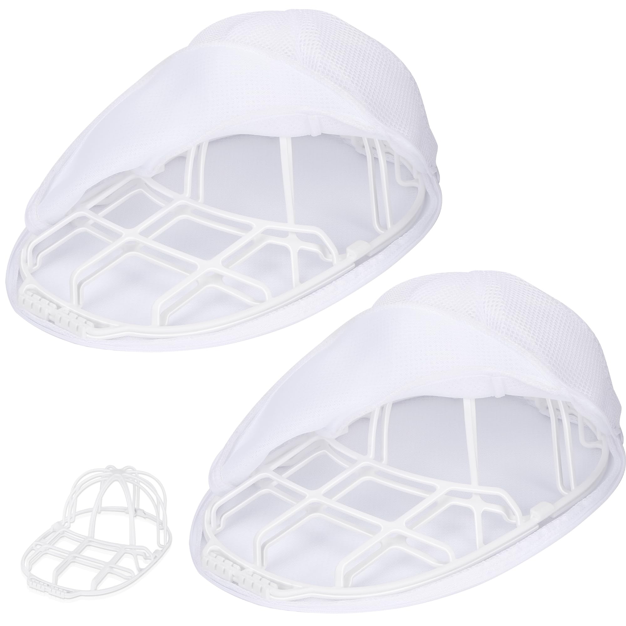 

item for TITIROBA cap hat prevents comes with a special laundry can be washed in the washing cap baseball cap hanging set of 2 [Washing caps] washer, білий