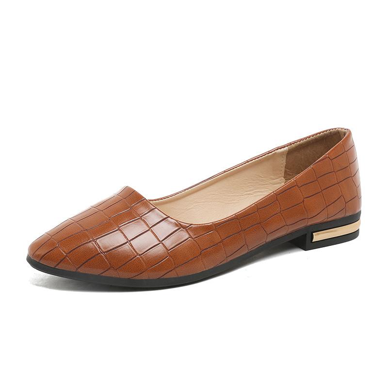 Fashion 2025 Spring and Summer New Women's Flat Shoes Pointed Low Heel Women Bean Shoes Sports Casual Shoes Women Zapatos De Mujer
