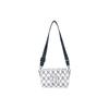 New MLB Monogram Collection Nylon Fabric Camera Bag, Fanny Pack, Crossbody Bag, Shoulder Bag Unisex Blue White 32BGDR111-50N