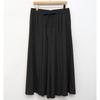Shop   Women S Ribbon waiStband Wide Skirt pantS Beige Dgb Wpt 4597