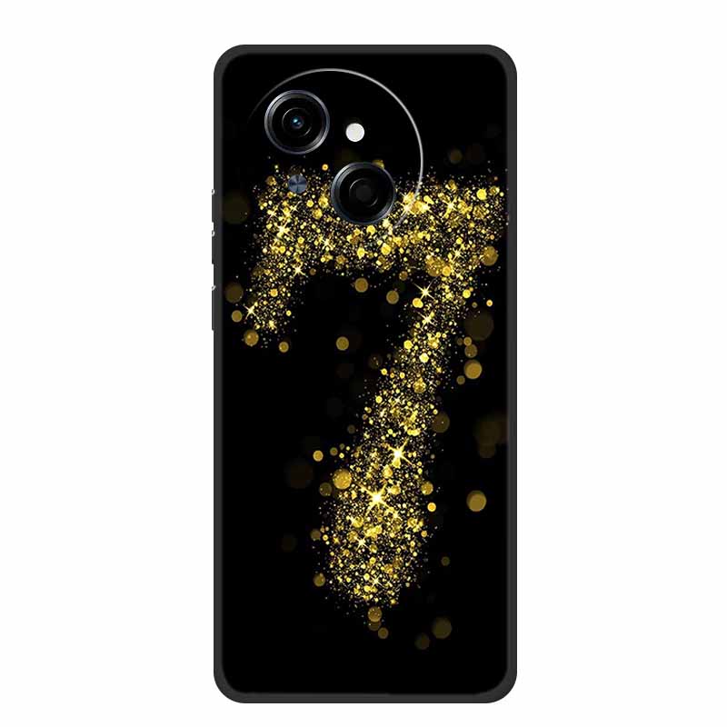 For Tecno Spark 40C Phone Case 6.67" Fashion Photos Black Silicone Soft TPU Case For Tecno Spark 40C Back Cover Cases 40 C Coque