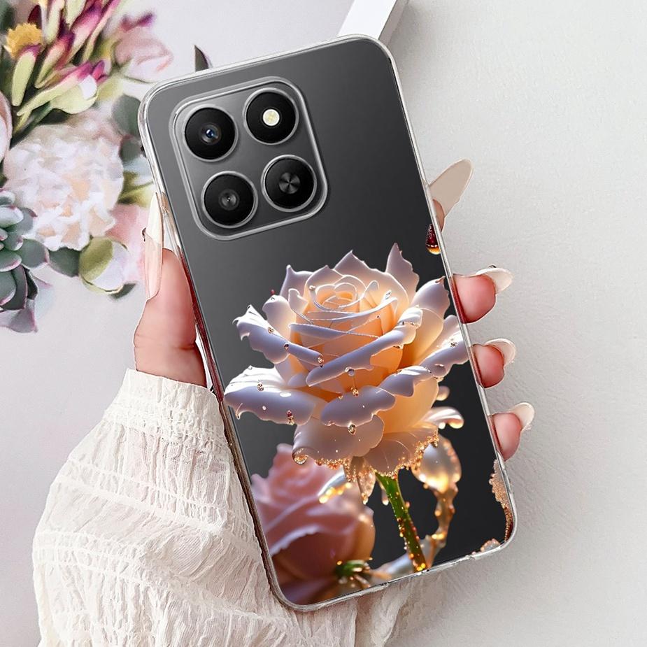 For Honor 400 Smart 5G Case LGN-NX1 Luxury Popular Painted Cover Soft Slim Phone Case For Honor X7d HonorX7d 5G Back Cover Coque