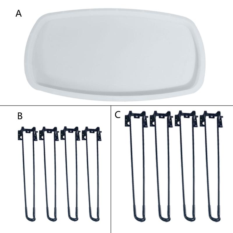 Velká silikonová forma na odlévání říčního stolu DIY řemesla výroba šperků dekorace