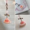 Sweet Bowknot Cake Phone Chain Elegant Bowknot Cake Phone Chain Stylish Phone Accessory for Purses and Wallets