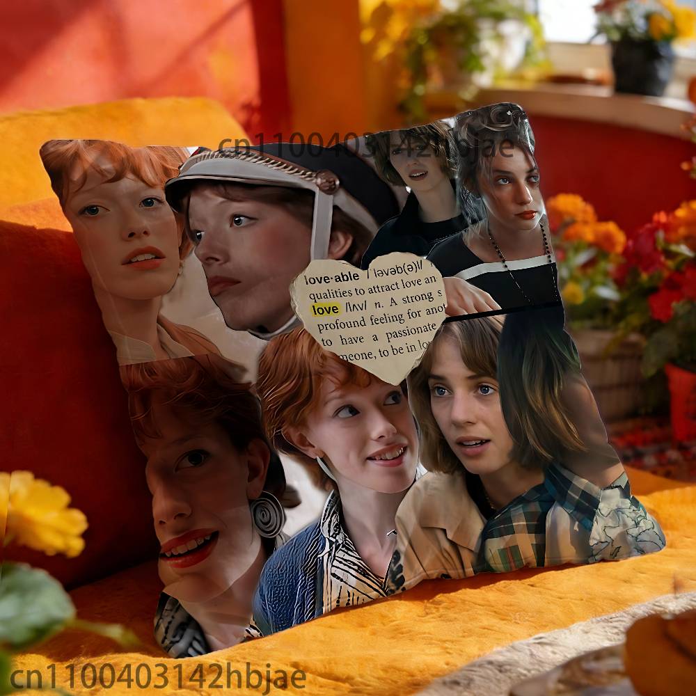 Rockie V-Vickie and R-Robin Pillow Case Print Polyester Fiber 40X40 Cm Home Sofa Throw Cushion Cover Decoration