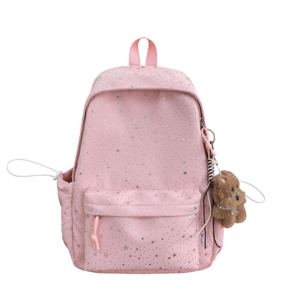 Schoolbag Backpack Large Capacity Lightweight Casual Girls High Value Computer Junior High School Boys High School Backpack College Student School Bag