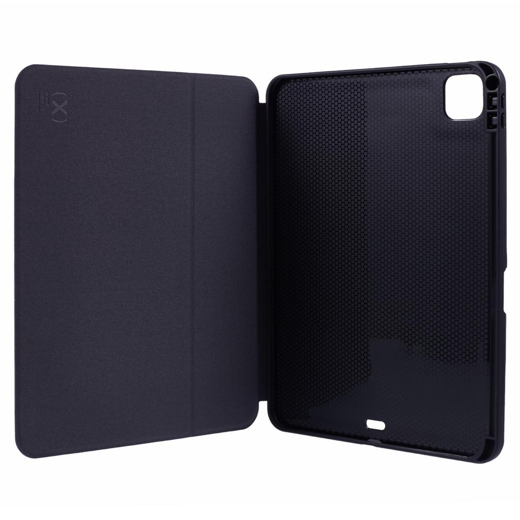 X-LEVEL For iPad Pro 11 (2024) Case PU Leather Auto Wake/Sleep Cover with Pencil Holder Litchi Texture