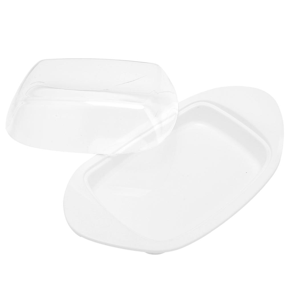 BoatShaped   Dish with Lid Food Grade PP   Cutting Box for Chess Home Kitchen(Red )