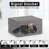 Mobile Phone Car Keyless Signal Blocker Anti-Theft Faraday Box Key Fob Protector Radiation-proof Safety Auto Storage Box