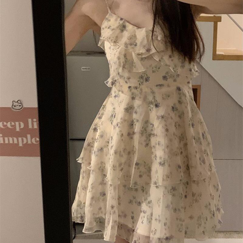 Elegant Floral Slip Dress - Summer 2026 New Arrival: Slimming & Stylish Women's Skirt