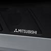 4pcs Car Inner Audio Stickers Aluminum Decals for RALLIART Outlander Lancer ASX L200 Colt Pajero Eclipse Accessories