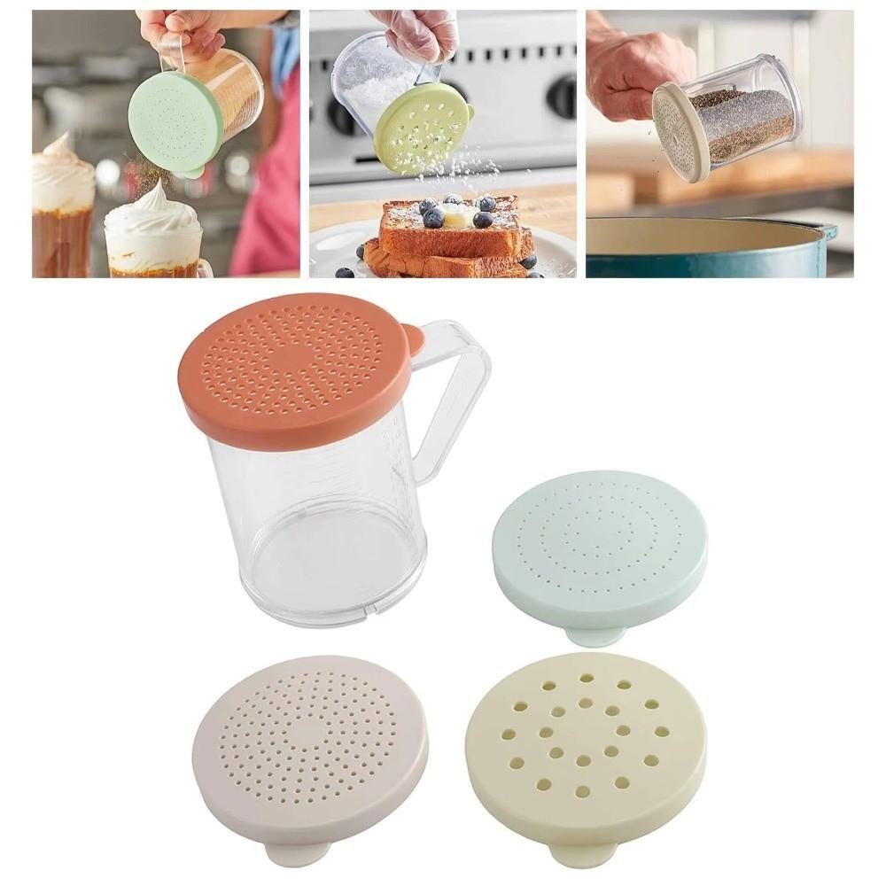 Reusable Spice Jar Set with Lids Seasoning Container Powder Container Salt Pepper Sugar