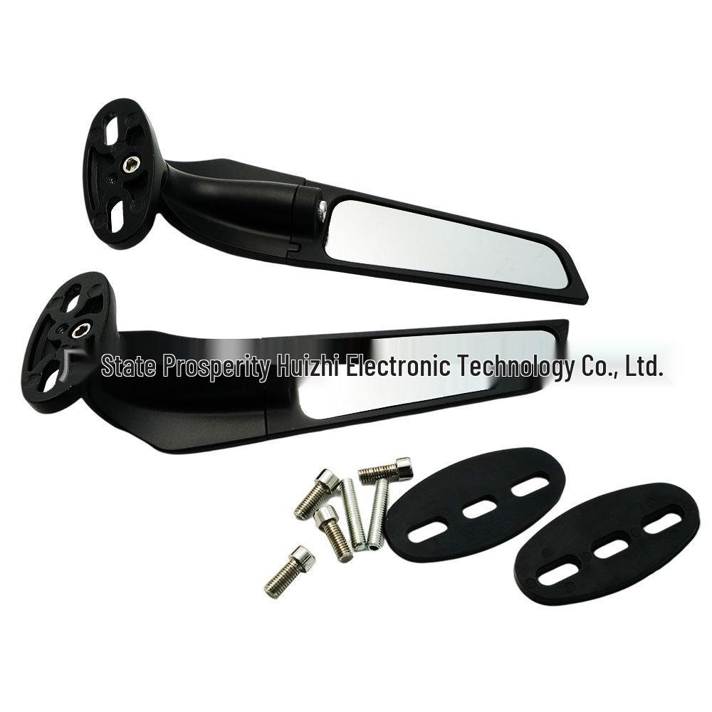 

Universal Motorcycle Wind Deflector & Rearview Mirror Spoiler for Kawasaki, Yamaha, Honda, Ducati