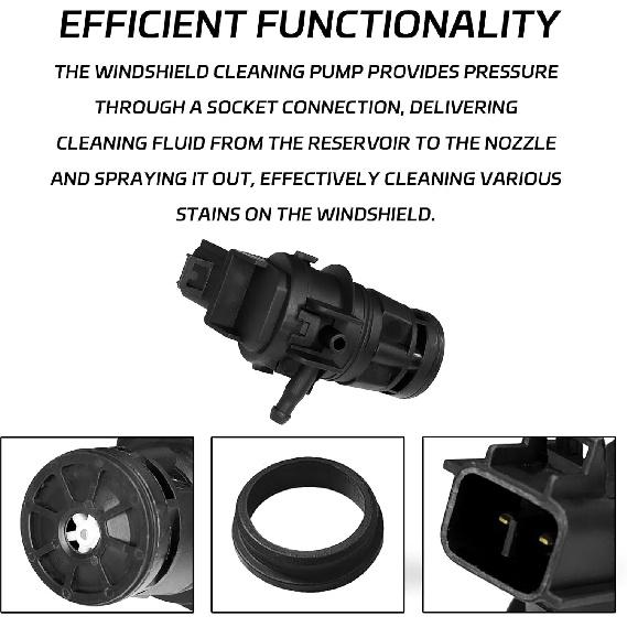 Windshield Washer Pump, 85330-60190 85330-AE010 Windshield Wiper Fluid, Standard Windshield Front Washer Fluid Wiper Pump For Toyota, Lexus, Subaru,