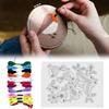 Klebrig vannløselig broderistabilisator Stick and Stitch broderipapir med blomstermønstre Utskrivbar papirstabilisator for håndsøm