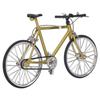 Mini Bicycle Model Metal Rubber Durable Sturdy High Simulation Detachable Bicycle Toy for Home