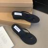Fashion SUOJIALUN 2024 Summer New Women Slipper Fashion Low Weadge Heel Ladies Elegant Flip Flops Shoes Outdoor Casual Beach Slides Shoe