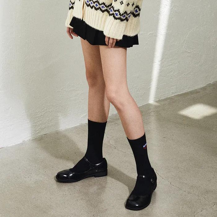 Butter Long Socks (Black)