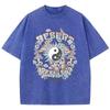 Big Dreamer Mushroom Flower Butterfly Women T Shirt Street Sport Tshirt Soft Breathable Short Sleeve Oversized T-Shirt