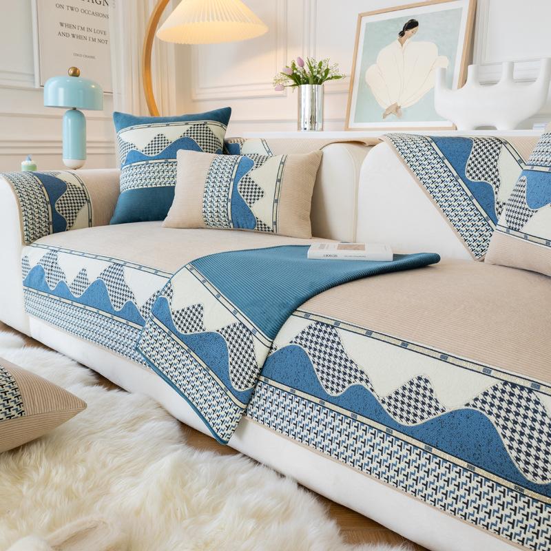 

Простая подушка для дивана на все времена года, нескользящий чехол для дивана, высококачественный чехол для полотенца, утолщенный шезлонг «три в одном» 70*70cm