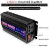 DC12V 24V To AC 220V Pure Sine Wave Trave Truck Car Converter Home Appliance Portable Solar Power Inverter