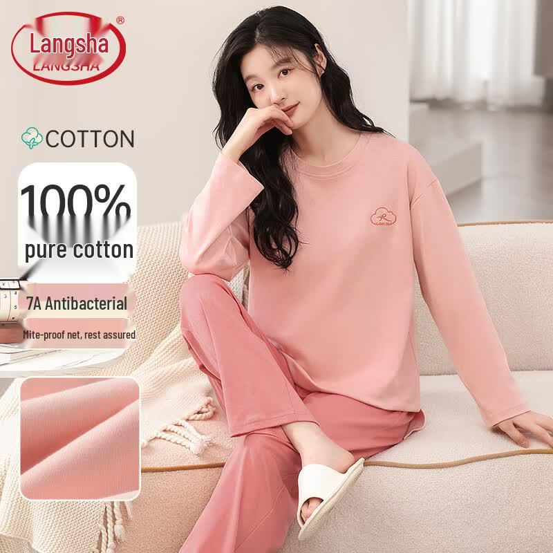 Langsaw Couple Pure Cotton Pajama Set XXL