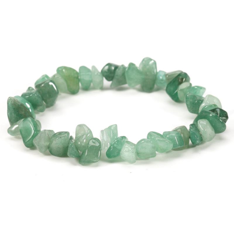 Amethyst & Amazonit Splitstein Elastisches Armband