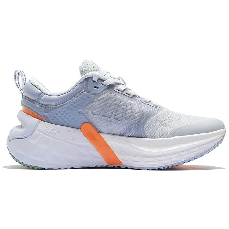 New LINING Furious Rider 6.0 Running Shoes Women's Low Top Light Frost Blue/Sky Feather Blue/Gray/Orange ARZS002-5