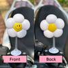 Helmet Shaking Small Smile Flower Decoration Motorcycle Bike Helmets Cute Sun Flower Decor Driving Styling Helmet Accessories