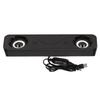 Computer Speaker USB Powered Stereo Plug and Play Portable Desktop Speaker with Wire Control for PC