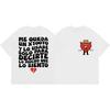 T-shirt Rapper Bad Bunny Uomo Donna Abbigliamento Moda Hip Hop Magliette a Maniche Corte Estive Cotone di Alta Qualità T-shirt Oversize