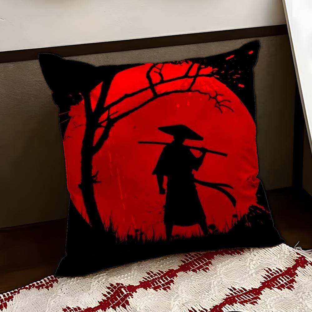 NNinja SScroll Game Cushion Cover Reversible Soft Durable Pillow Cover Home Car MultiScene Use for Daily Comfort