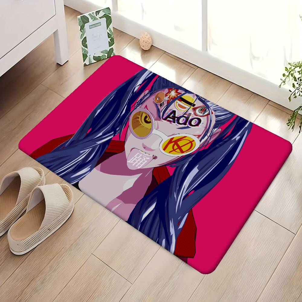 1pc Ado Bathroom Mat Kids Room Bedroom Decoration Balcony Anti-Slip Doormat Living Room Welcome Rug