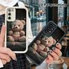 Phone Case: 2D Flat, Fits Samsung Galaxy A34 A35 M05 M06 S20 S22 S21 FE Plus 5G Protective Case, Plush Little Bear, Perfect Christmas and Halloween Ho