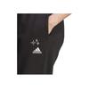 Adidas Einfarbige Logo Kordelzug Bündchen Strick Sporthose Damen Unterteile Schwarz IJ8769