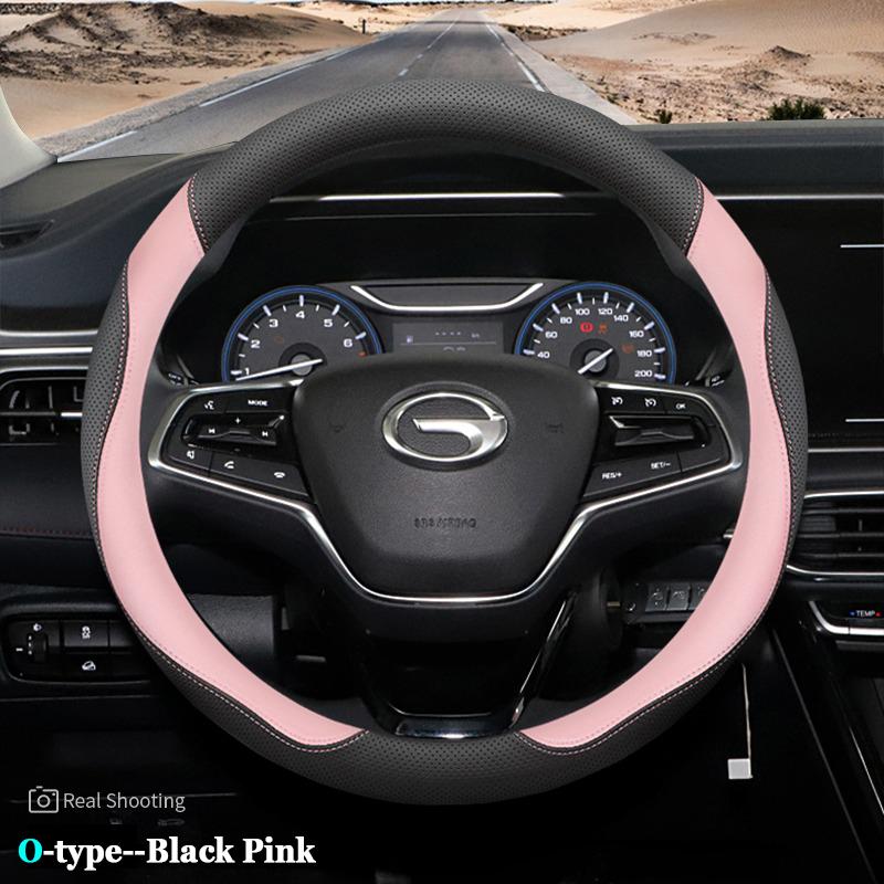 Car Steering Wheel Cover Wrap for GAC Trumpchi GS3 GS4 GS8 EMKOO M6 Pro M8 EMPOW E8 E9 ES9 Anti Slip Auto Accessories