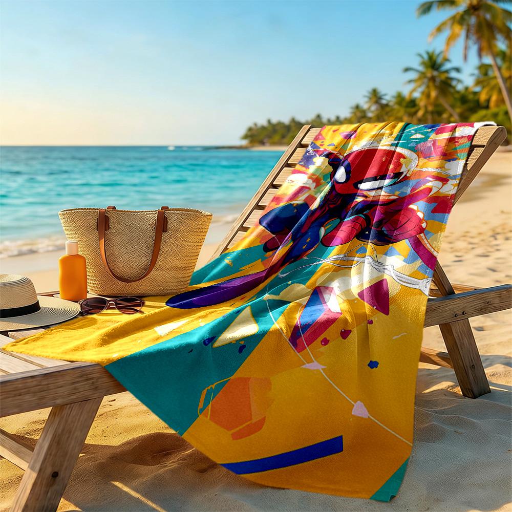 Spider-man Durable Beach Towel Foldable Oversized, foldable, portable, travel beach towel Vibrant Pattern Perfect Gift for Women/Men